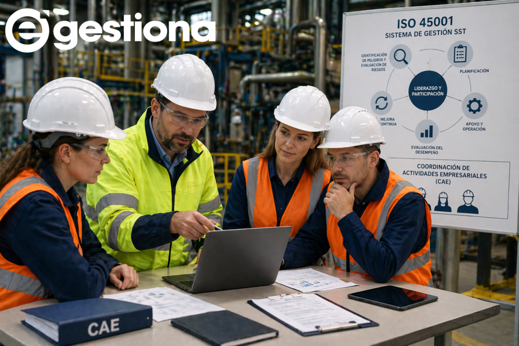 "Coordinación de contratas en entorno industrial con sistema de gestión ISO 45001