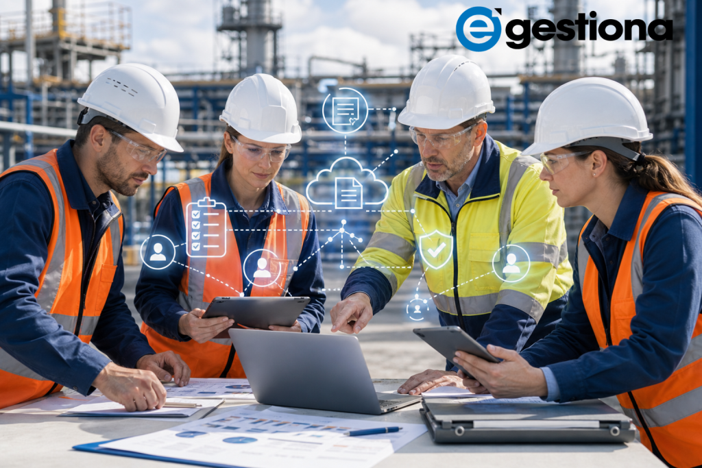 Gestión de contratistas en obras de construcción 2026 con plataforma eGestiona